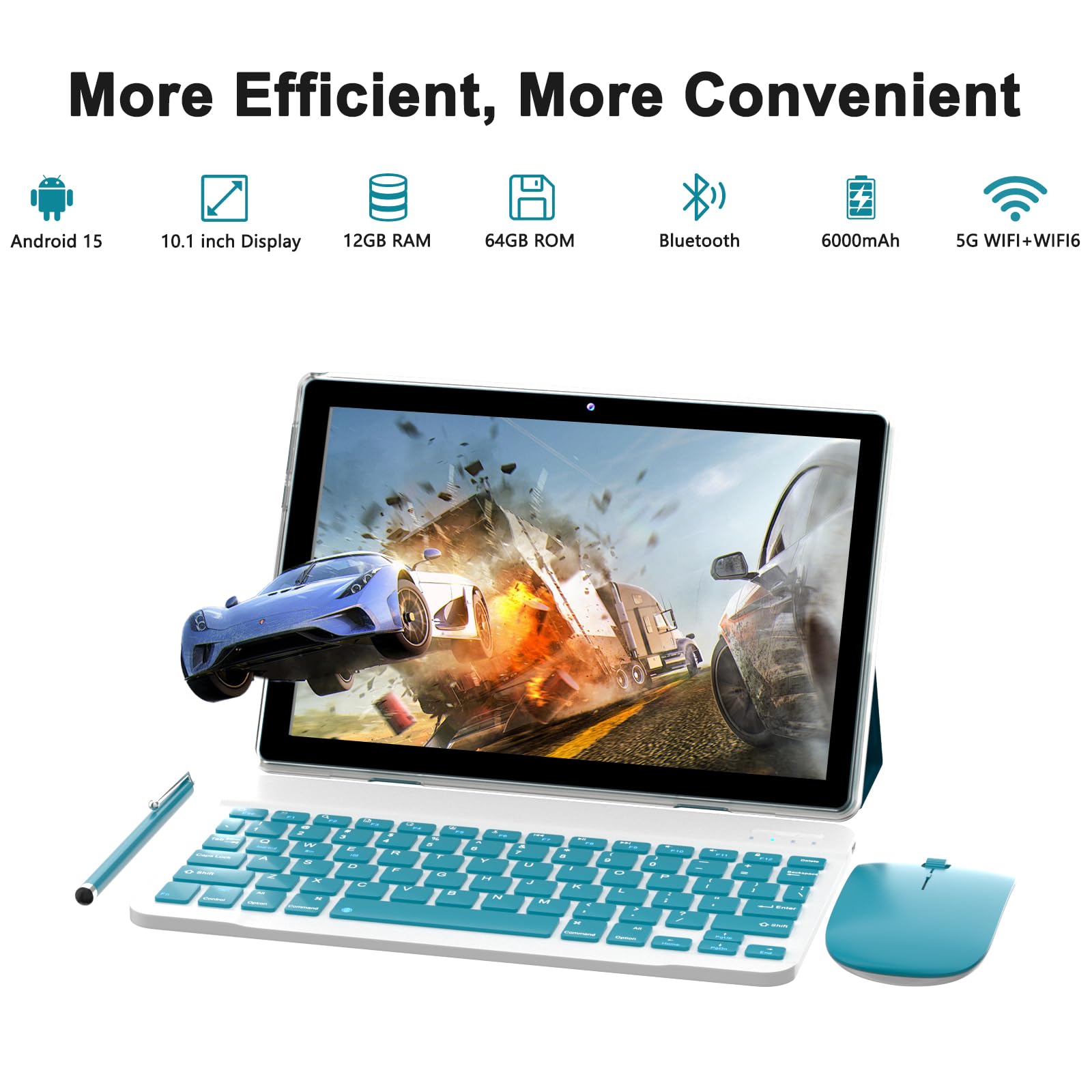 Amazon.co.jp: 10インチタブレット Android 15タブレット キーボード